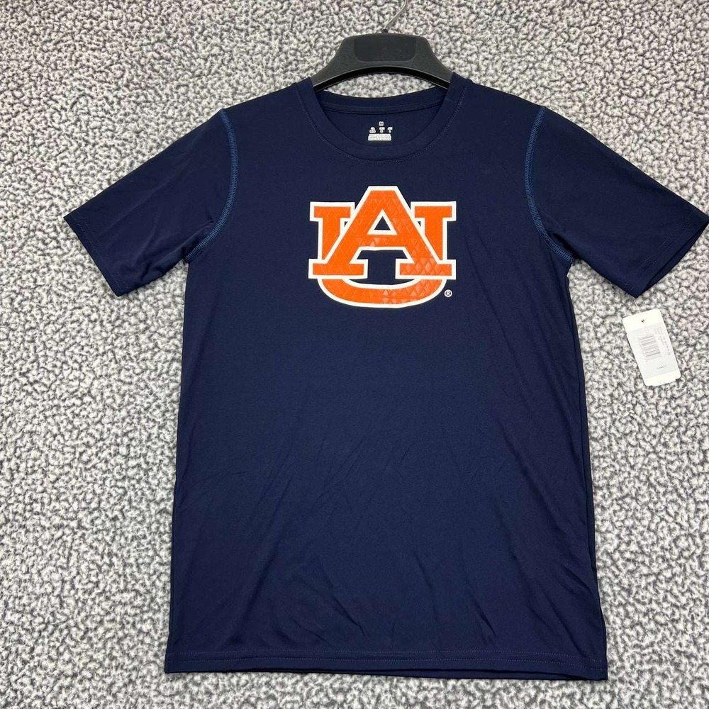 Auburn Tigers Shirt‎ Youth Medium Navy NCAA Short Sleeve Crew Neck New